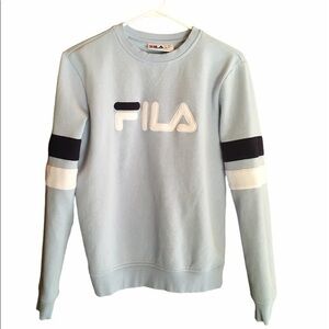 Fila Ladies Pastel Blue Sweatshirt | S